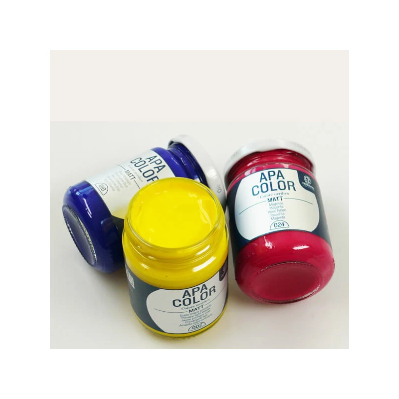 APA Color vopsea acrilică, 150 ml - 49, iridescent white