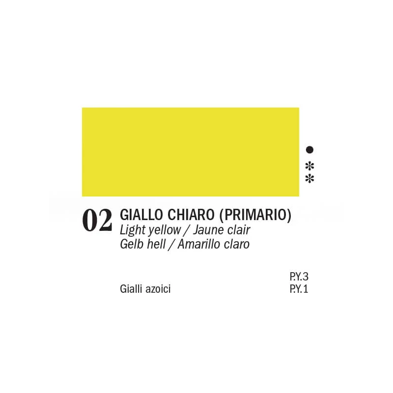APA Color vopsea acrilică, 150 ml - 02, primary light yellow