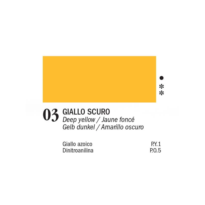 APA Color vopsea acrilică, 150 ml - 03, yellow deep