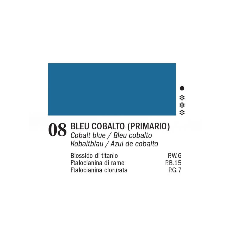 APA Color vopsea acrilică, 150 ml - 08, cobalt blue