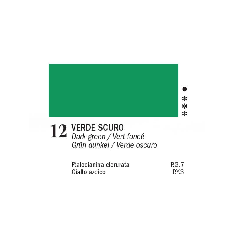 APA Color vopsea acrilică, 150 ml - 12, dark green