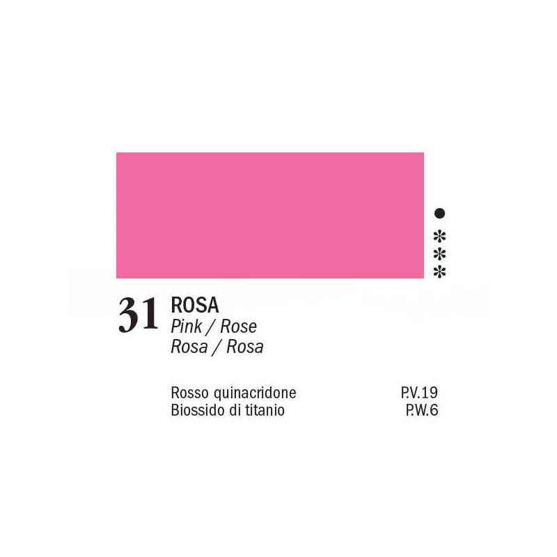 APA Color vopsea acrilică, 150 ml - 31, pink