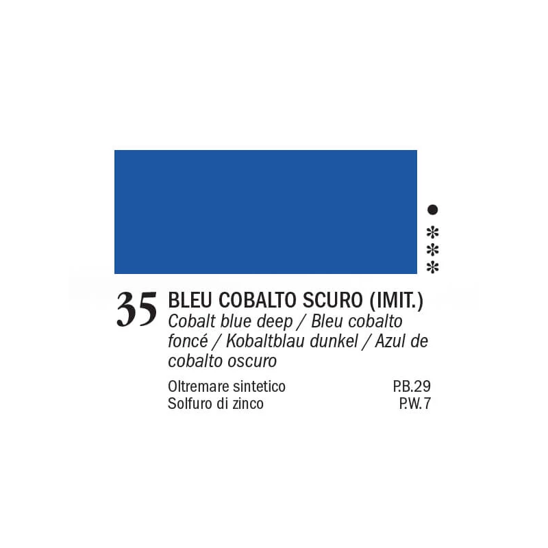 APA Color vopsea acrilică, 150 ml - 35, cobalt blue deep