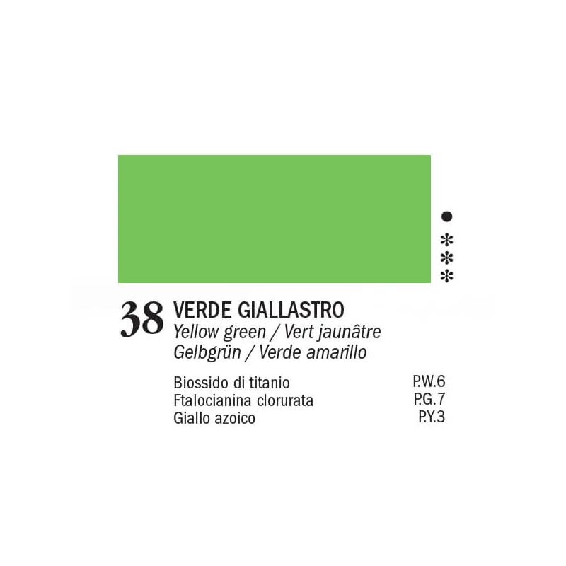 APA Color vopsea acrilică, 150 ml - 38, yellow green