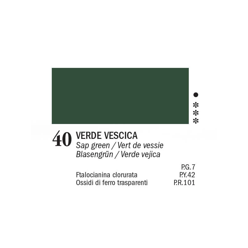 APA Color vopsea acrilică, 150 ml - 40, sap green