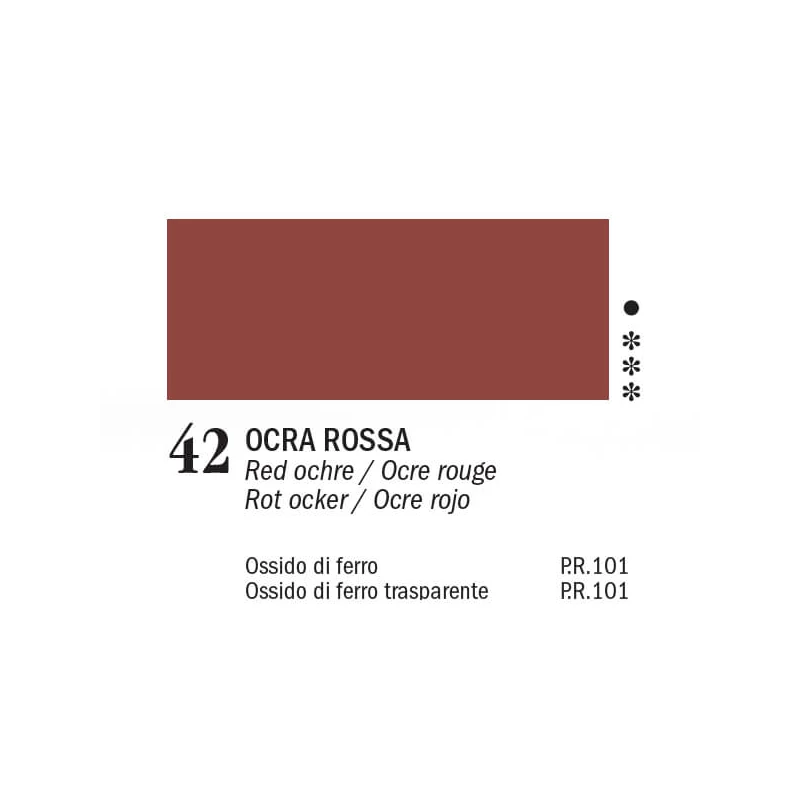 APA Color vopsea acrilică, 150 ml - 42, red ochre