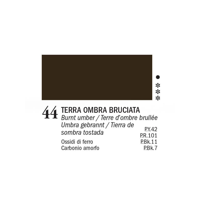 APA Color vopsea acrilică, 150 ml - 44, burnt umber