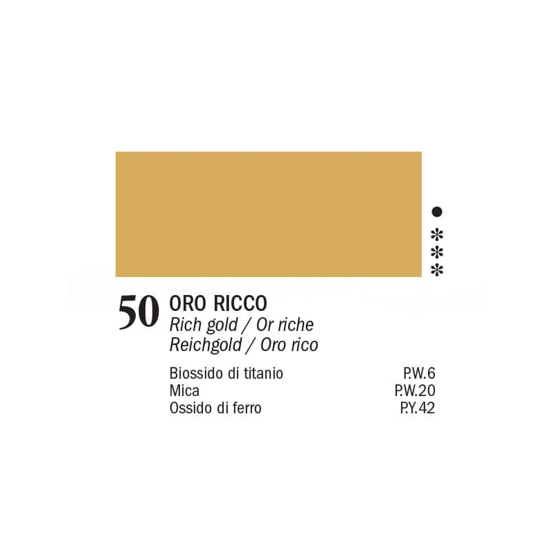 APA Color vopsea acrilică, 150 ml - 50, rich gold
