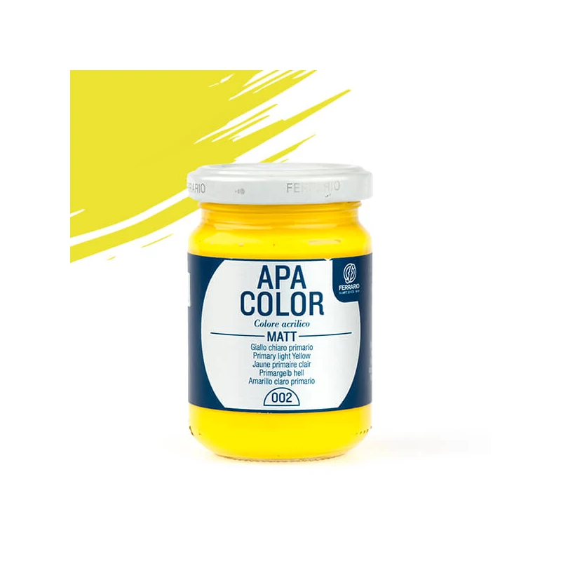 APA Color vopsea acrilică, 150 ml - 02, primary light yellow