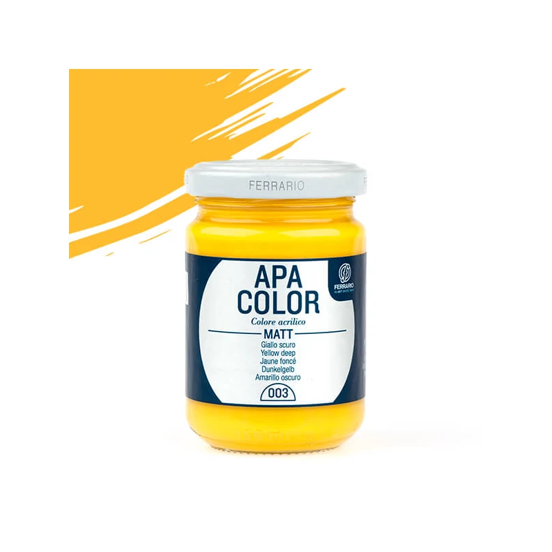 APA Color vopsea acrilică, 150 ml - 03, yellow deep