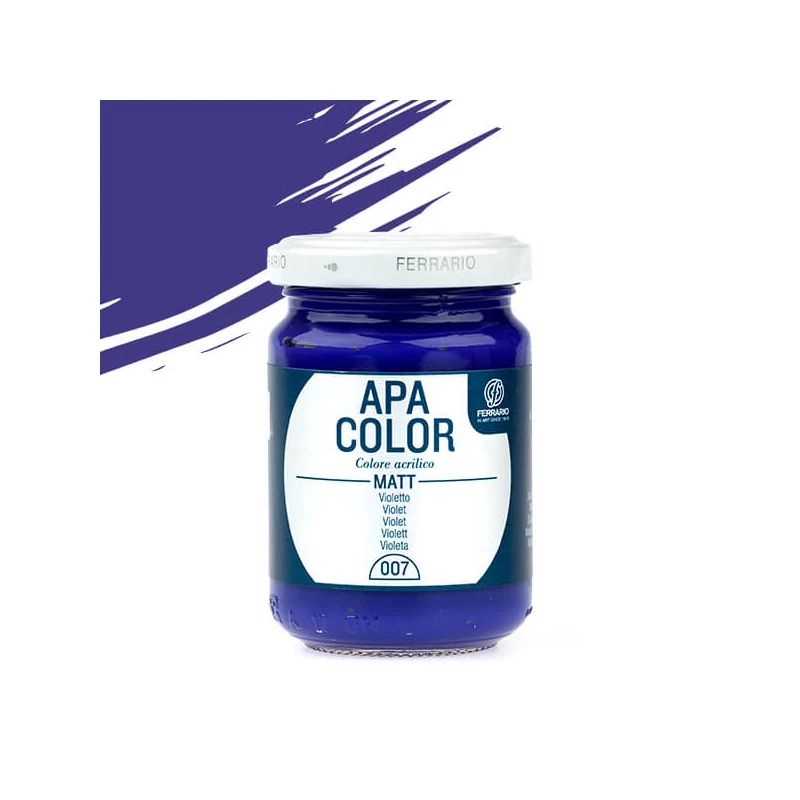 APA Color vopsea acrilică, 150 ml - 07, violet