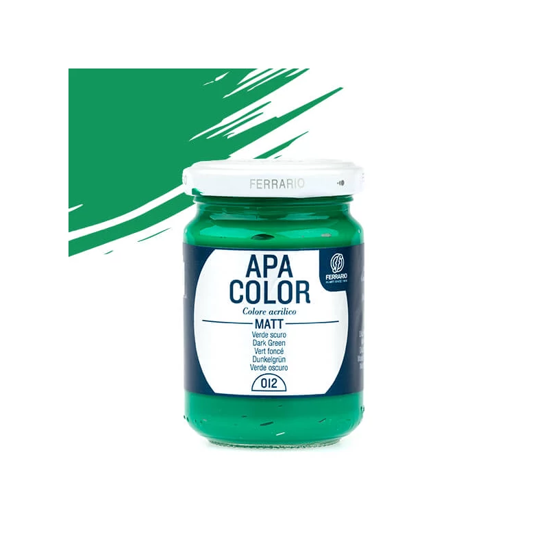 APA Color vopsea acrilică, 150 ml - 12, dark green