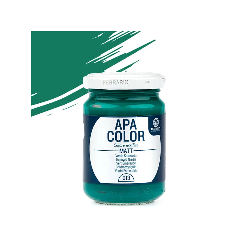 APA Color vopsea acrilică, 150 ml - 13, emerald green