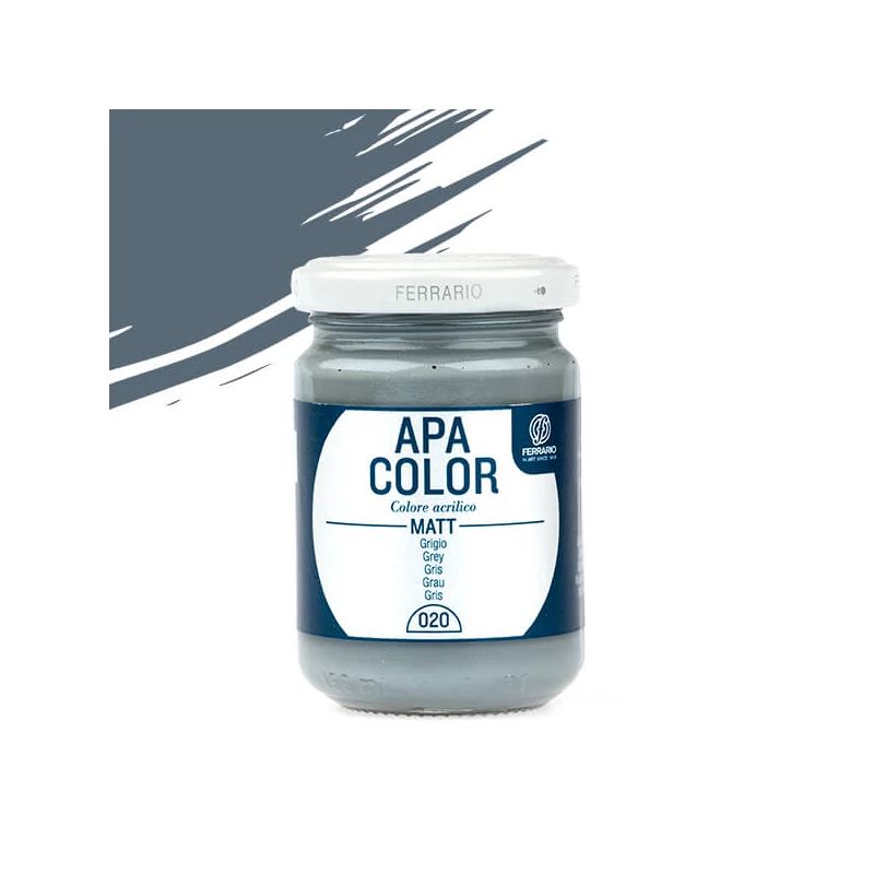 APA Color vopsea acrilică, 150 ml - 20, grey