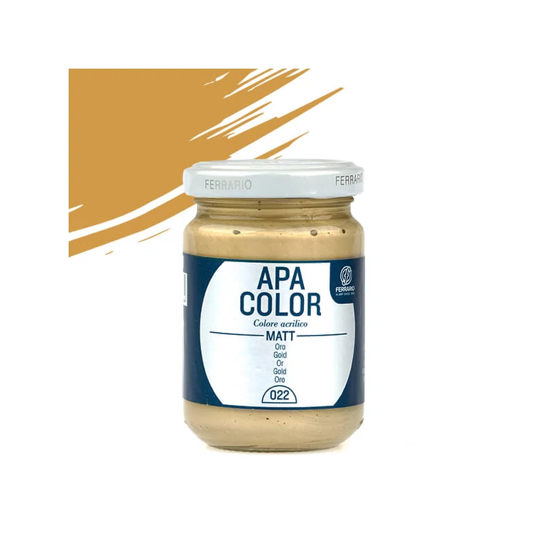 APA Color vopsea acrilică, 150 ml - 22, gold