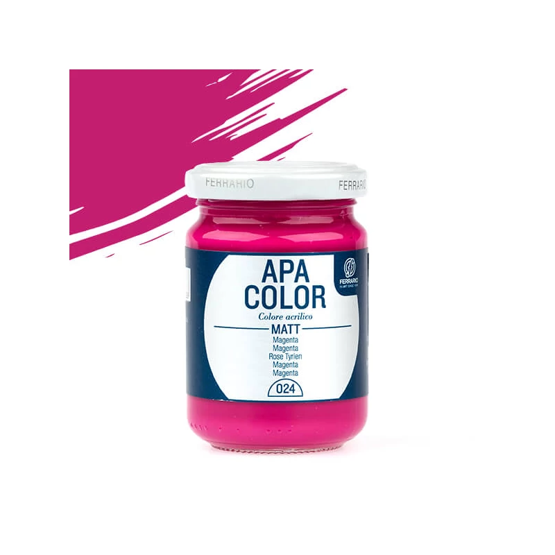 APA Color vopsea acrilică, 150 ml - 24, magenta