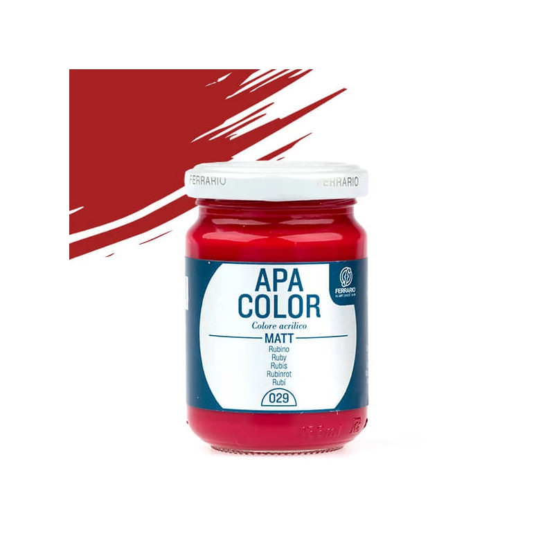 APA Color vopsea acrilică, 150 ml - 29, ruby