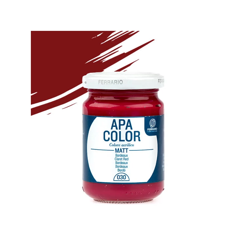 APA Color vopsea acrilică, 150 ml - 30, claret red