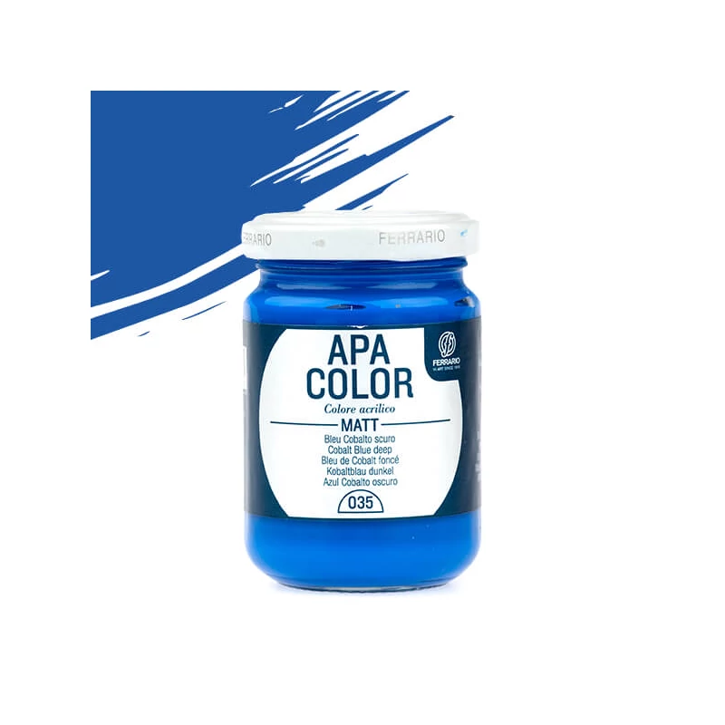 APA Color vopsea acrilică, 150 ml - 35, cobalt blue deep