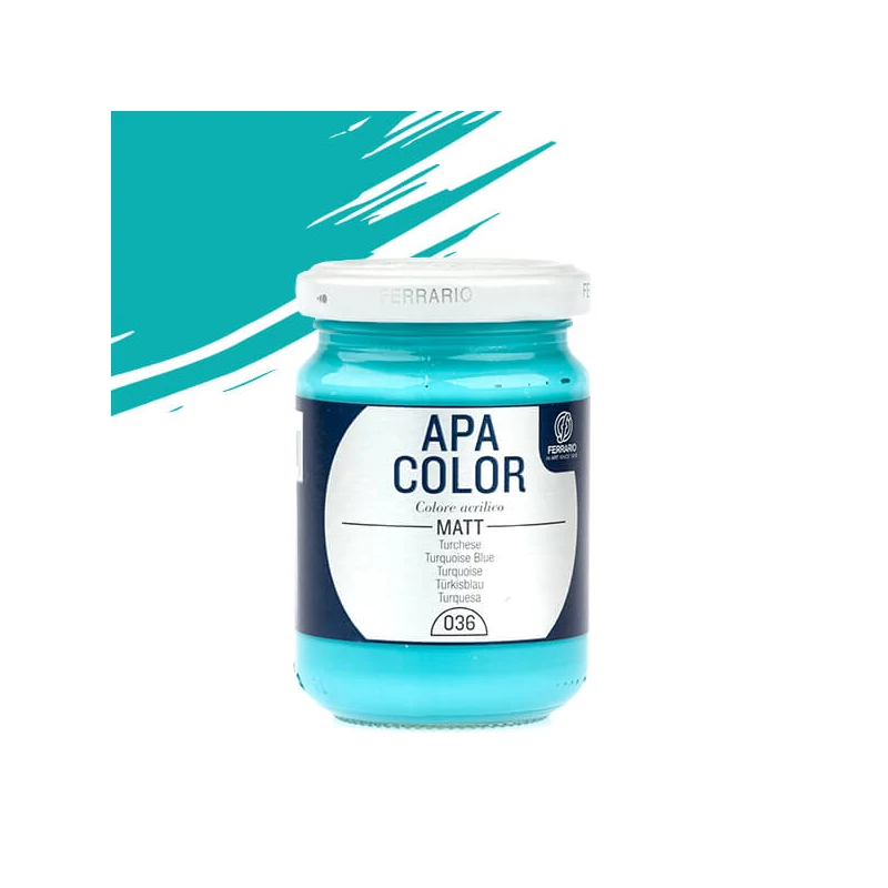 APA Color vopsea acrilică, 150 ml - 36, turquoise blue