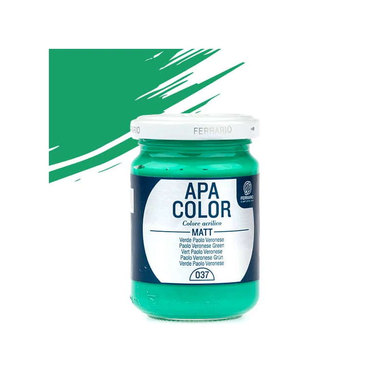 APA Color vopsea acrilică, 150 ml - 37, paolo veronese green
