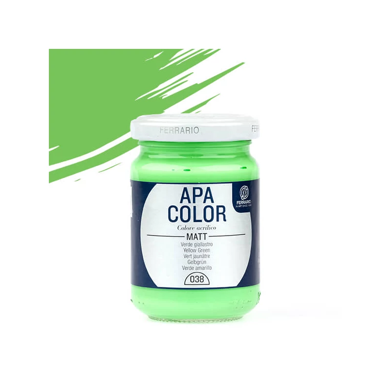 APA Color vopsea acrilică, 150 ml - 38, yellow green
