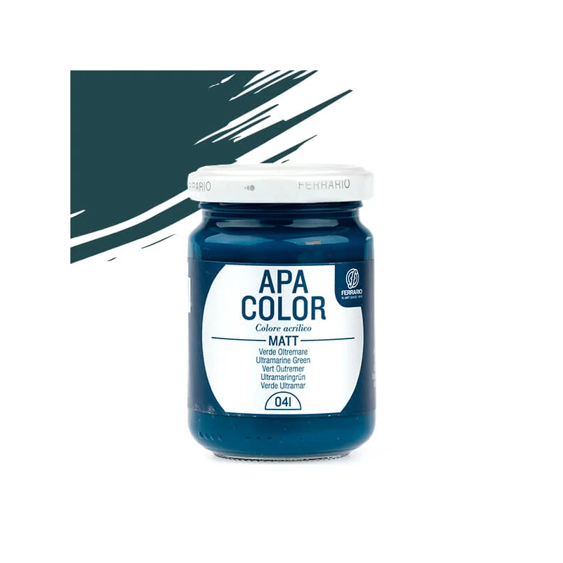 APA Color vopsea acrilică, 150 ml - 41, ultramarine green