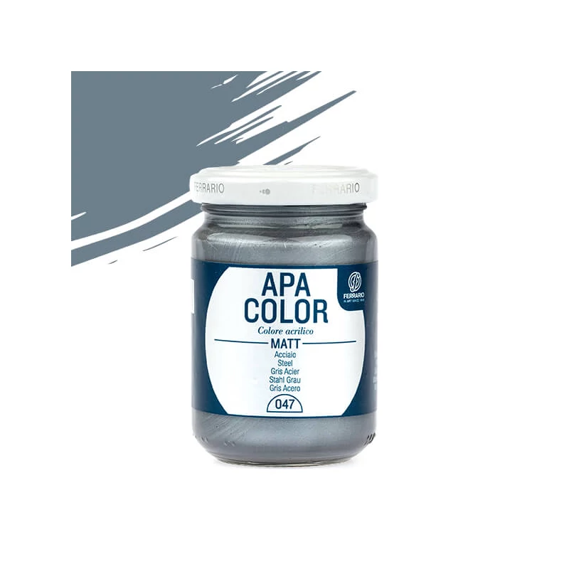 APA Color vopsea acrilică, 150 ml - 47, steel