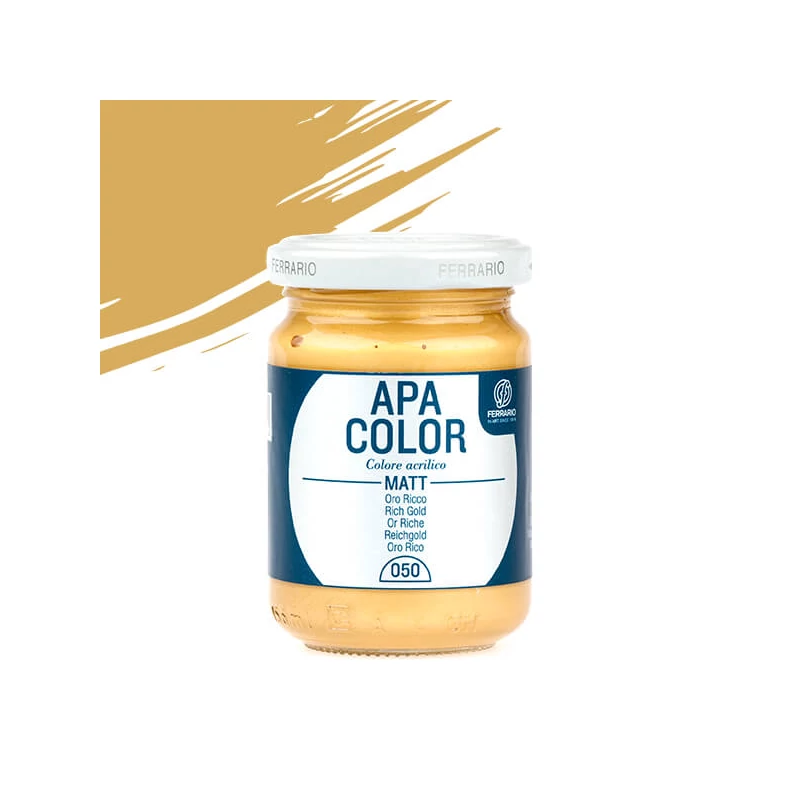 APA Color vopsea acrilică, 150 ml - 50, rich gold