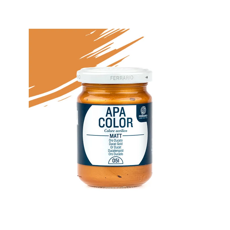 APA Color vopsea acrilică, 150 ml - 51, ducat gold
