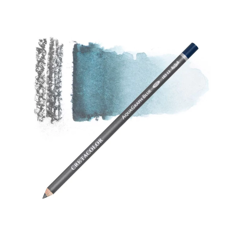 Creioane  grafit Cretacolor AquaGraph solubil în apă - albastru