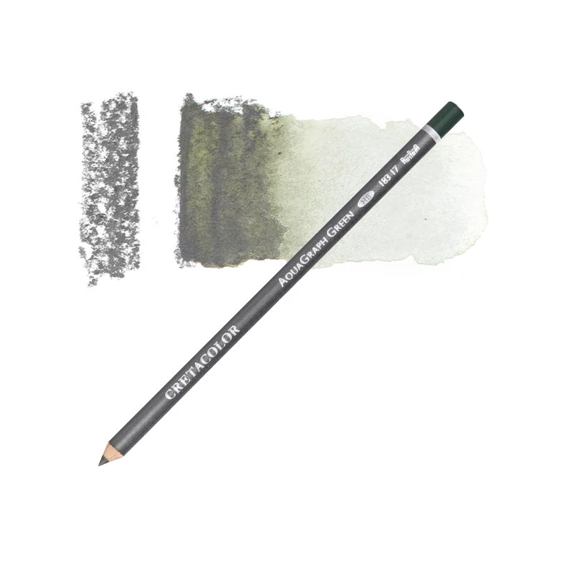 Creioane  grafit Cretacolor AquaGraph solubil în apă - verde