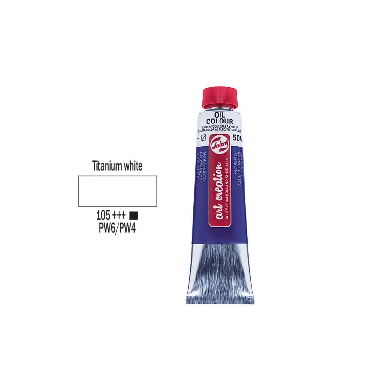Talens Art Creation Culori ulei, 40 ml - 105, Titanium white