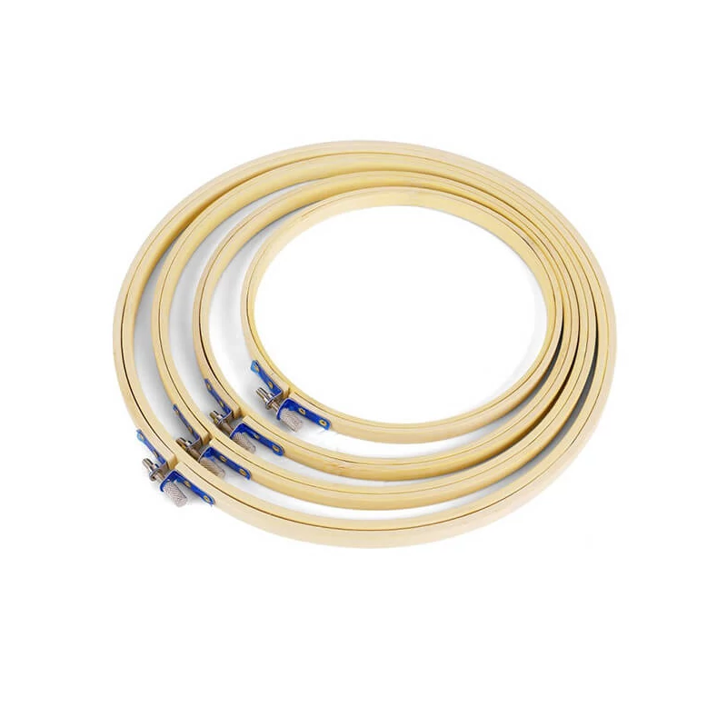 Ramă de broderie din bambus - 18 cm