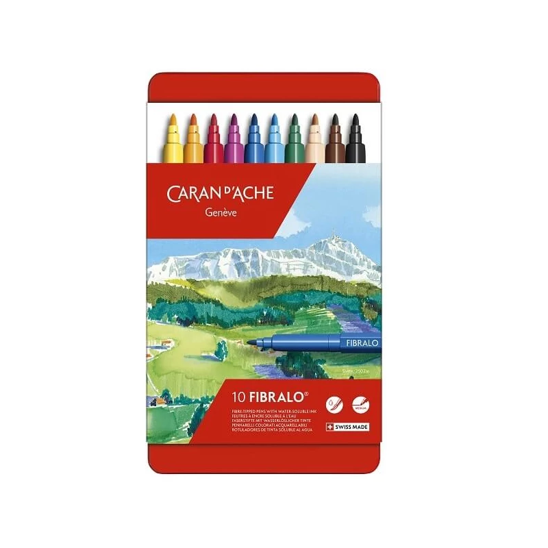 Caran d'Ache Fibralo marker în set - 10 buc