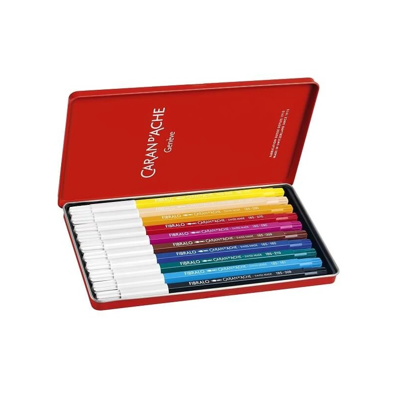 Caran d'Ache Fibralo marker în set - 10 buc