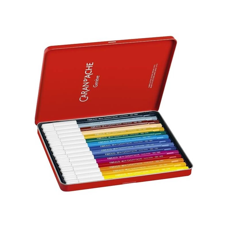 Caran d'Ache Fibralo marker în set - 15 buc