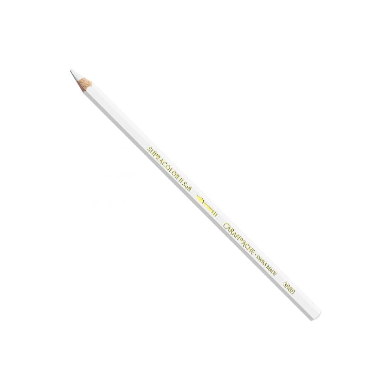 Creioane acuarelă Caran d'Ache Supracolor Soft  - 001, white