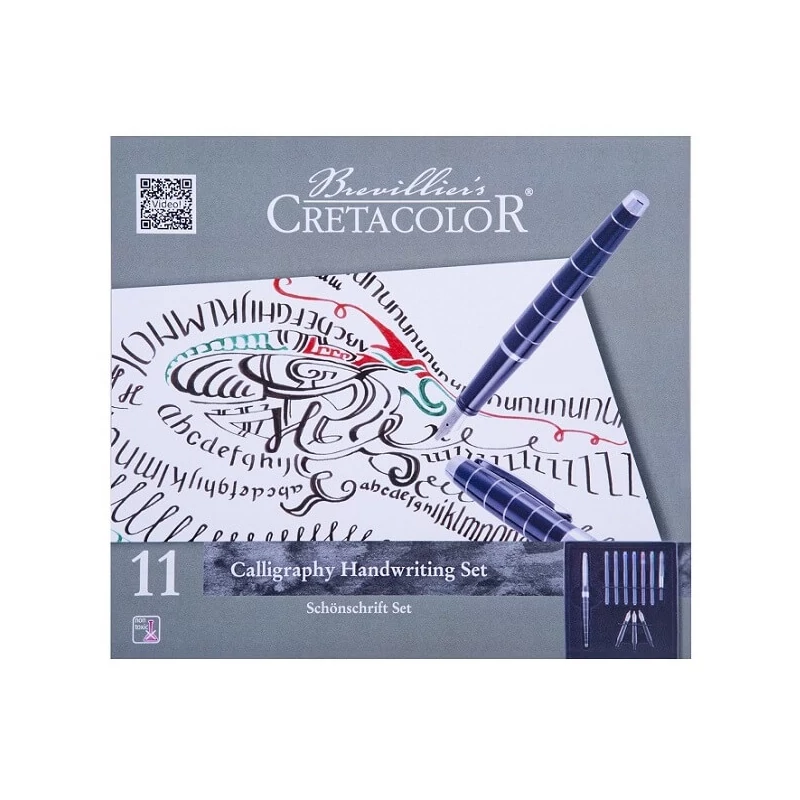 Set de scris pentru caligrafie Cretacolor, 11 buc