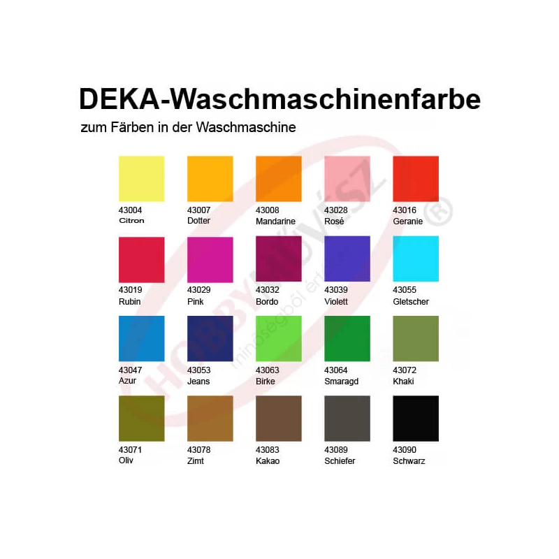 Vopsea textil  Deka pentru vopsire cu mașina de spălat rufe - 63-163 verde mesteacan