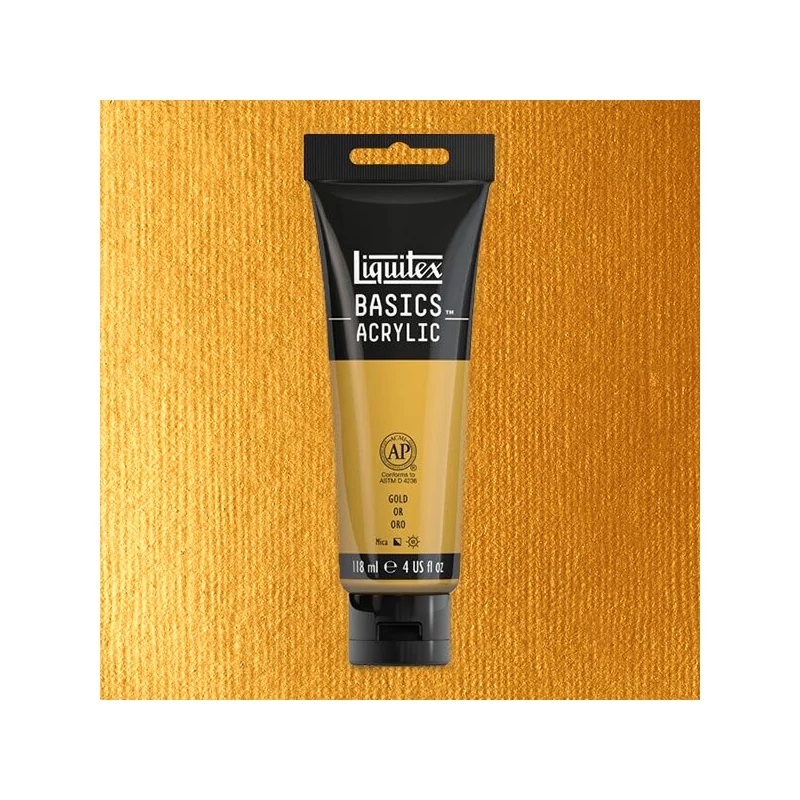 Liquitex Basics vopsea acrilică, 118 ml - 051, gold