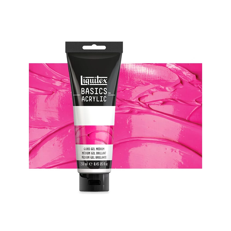 Liquitex Basics Gloss Gel medium de îngroșare, 250 ml - luciu