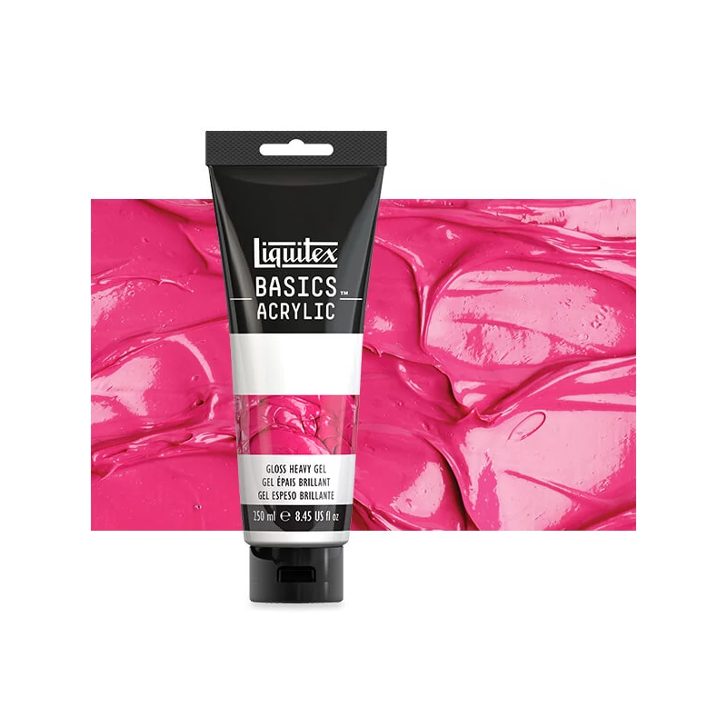 Liquitex Basics Gloss Heavy Gel medium de îngroșare, 250 ml - lucios