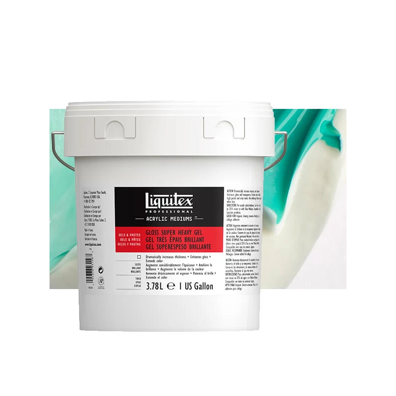 Liquitex Gloss Super Heavy Gel medium de îngroșare, 3,78 l - lucios