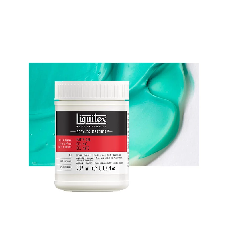 Medium de îngroșare Liquitex Matte Gel, 237 ml - mat