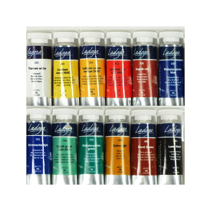 Ladoga Set  Culori ulei - 12x18 ml