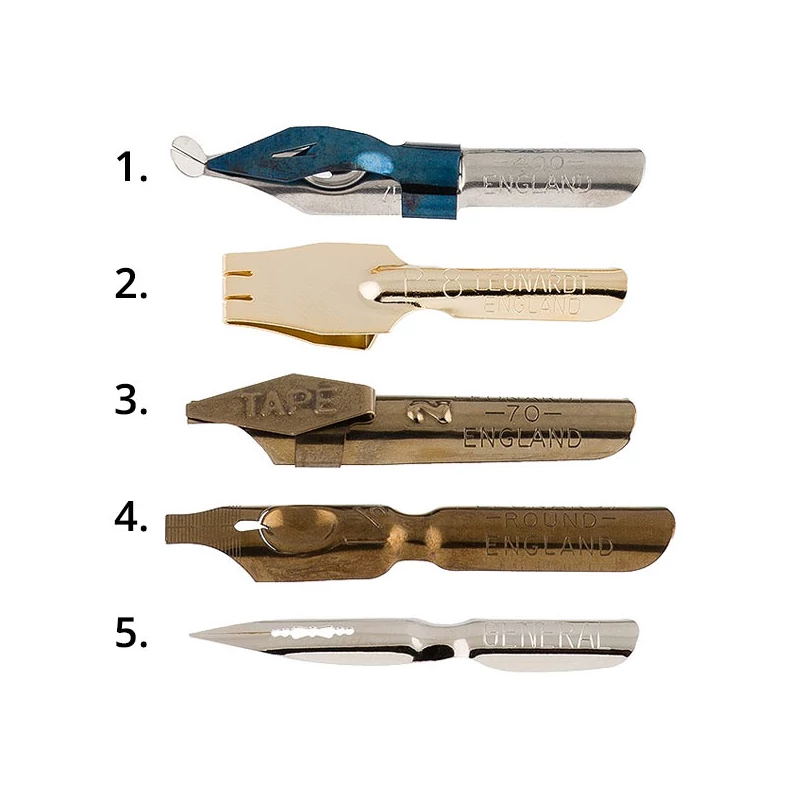 Set penne caligrafice Cretacolor, 5 buc