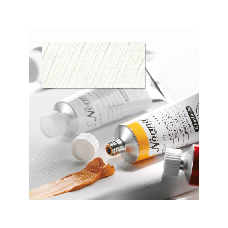 Schmincke Norma Professional Culori ulei, 35 ml - 114, titanium white