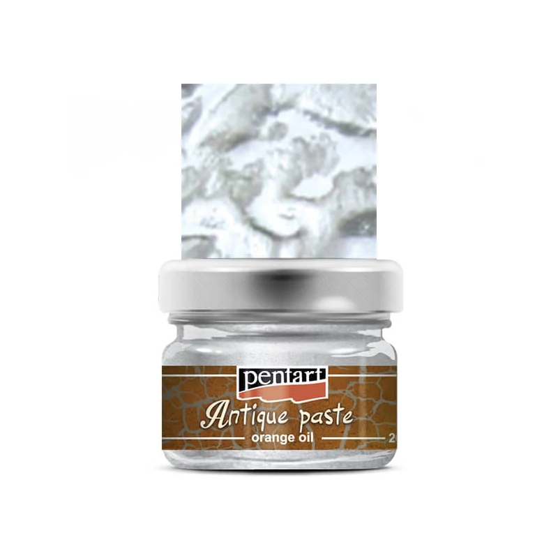 Pentart Pastă antichizare , 20 ml - argintiu
