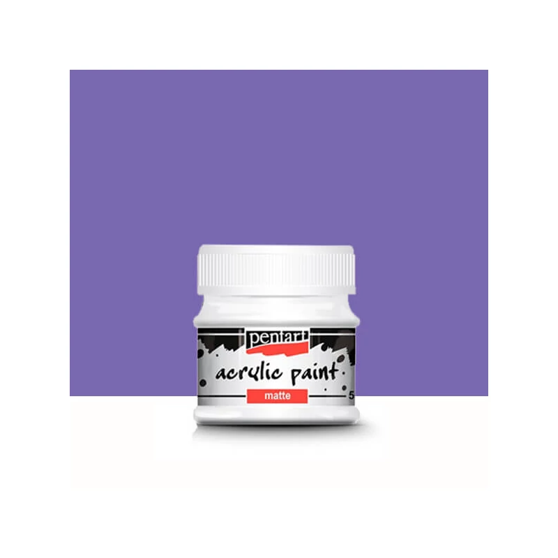 Vopsea acrilică Pentart mată , 50 ml - mov violet 